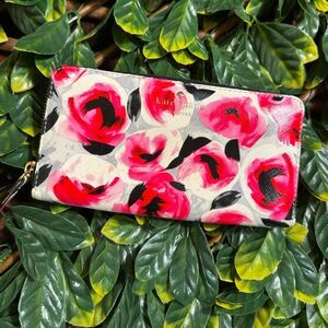 Kate Spade Pink Floral Wallet